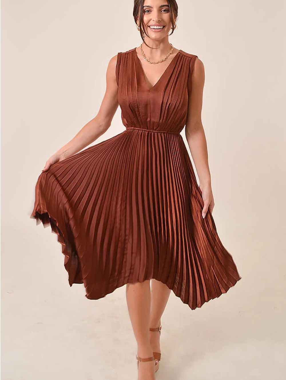 Steve Madden pleated dress